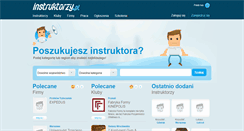 Desktop Screenshot of instruktorzy.pl